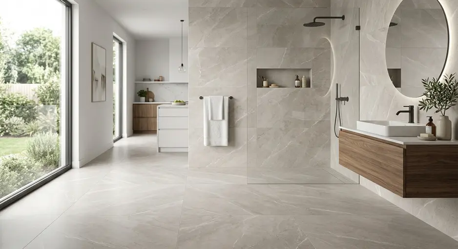 Why 600x1200 mm Tiles Are Dominating Modern Spaces