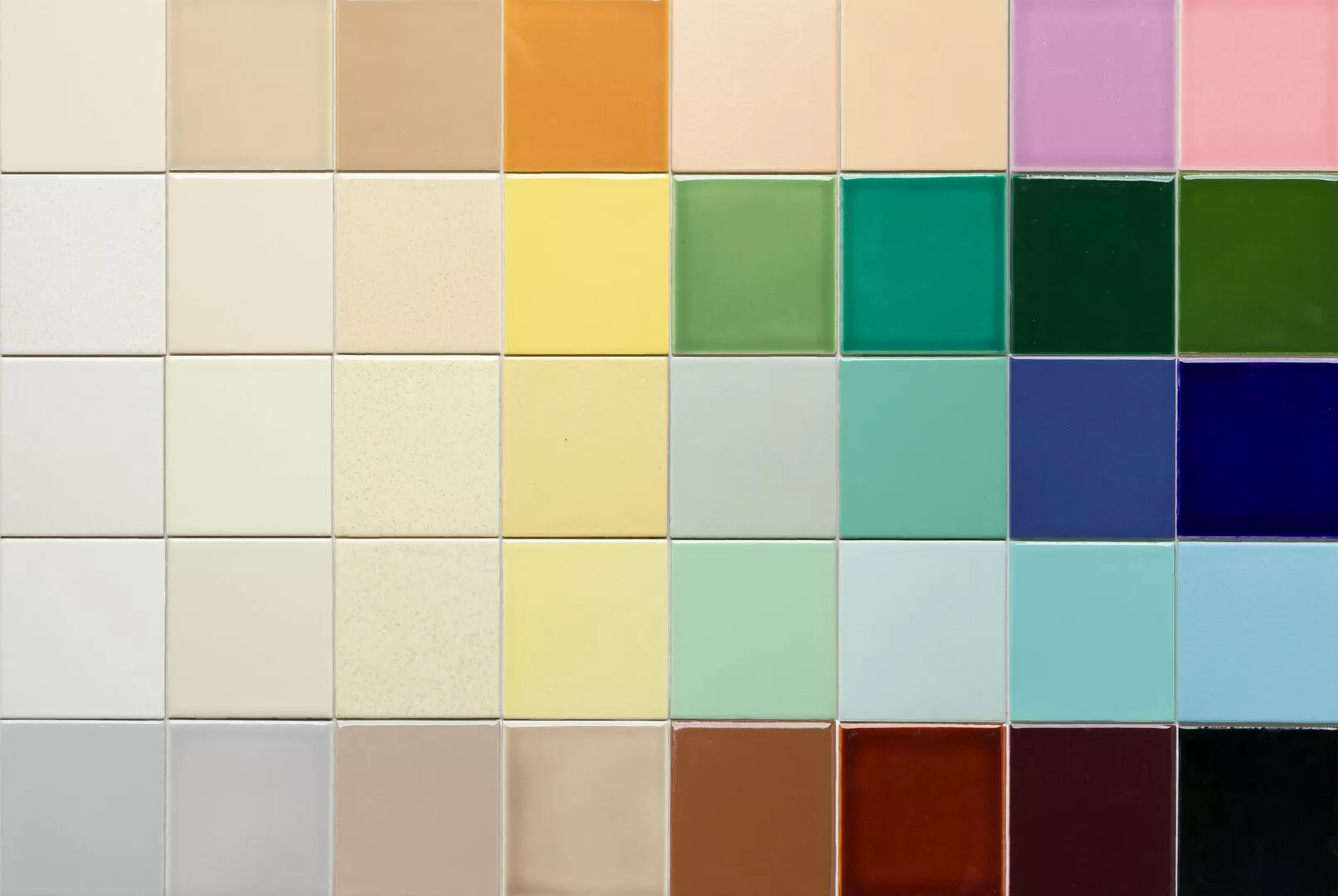 Different Colors Of Ceramic Tiles