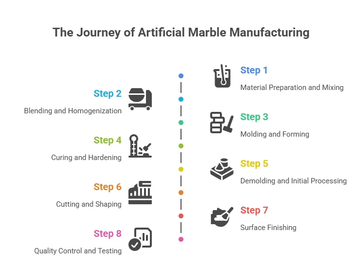 The Artificial Marble Manufacturing Process