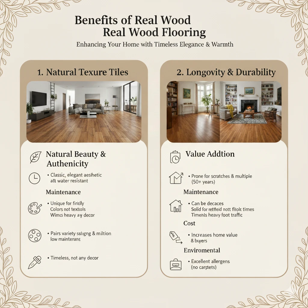 Benefits of Real Wood Flooring
