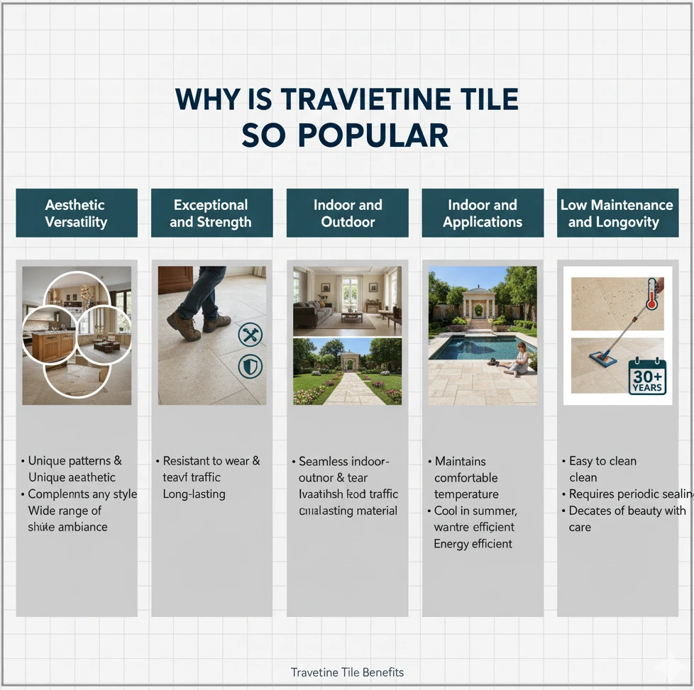 Why Is Travertine Tile So Popular?