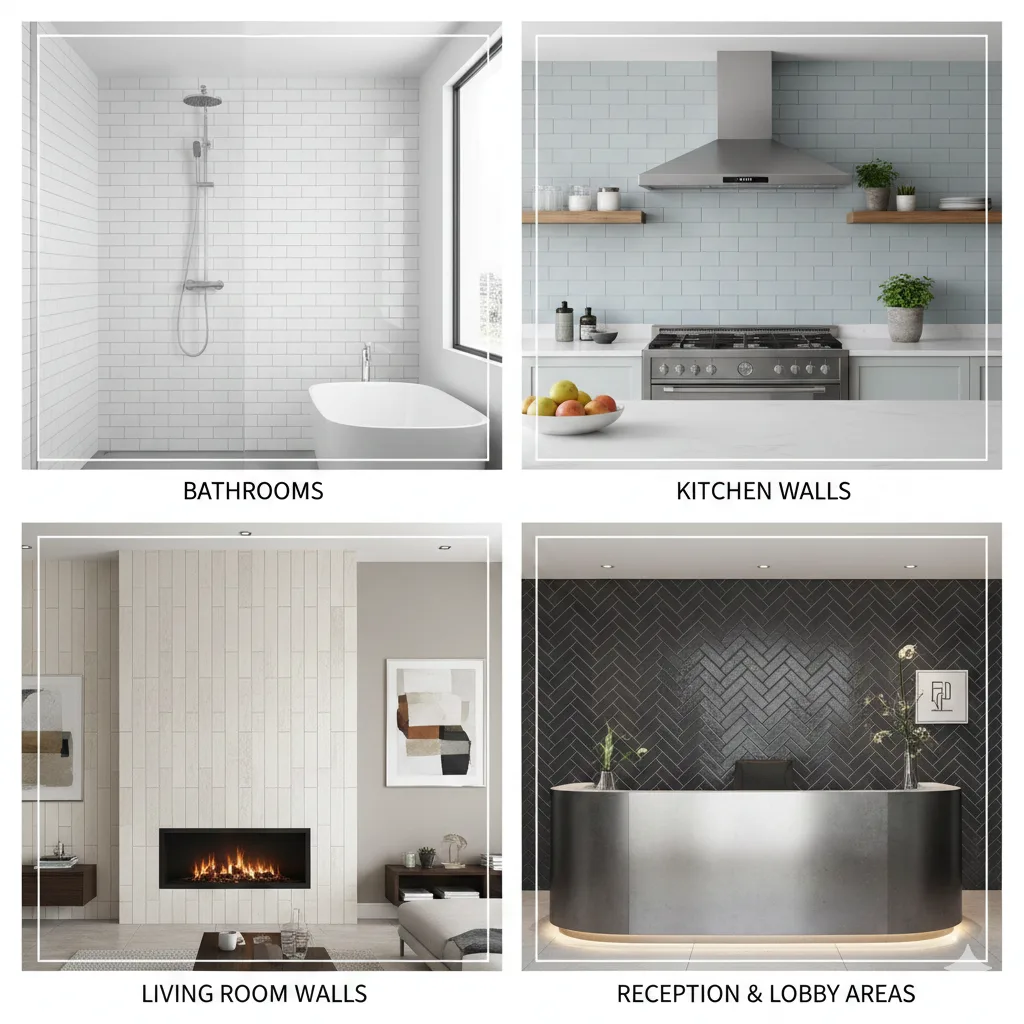 Best Applications for 2x4 Wall Tiles