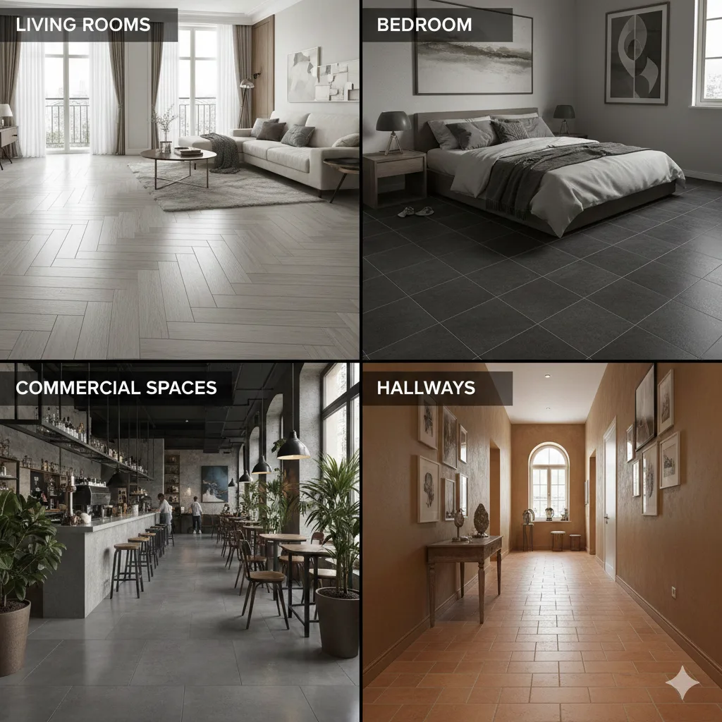 Popular Uses for 2x4 Floor Tiles