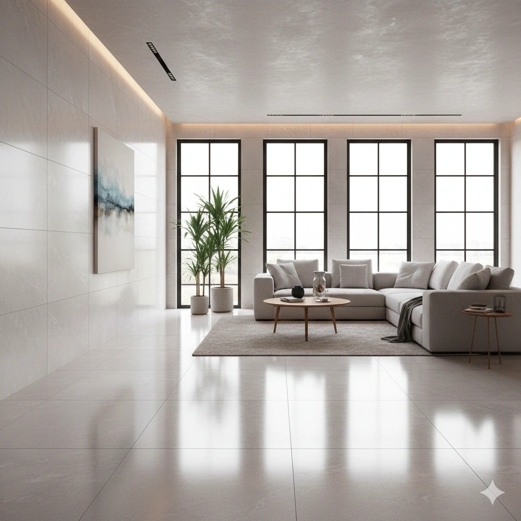 Polished Concrete Look Tiles