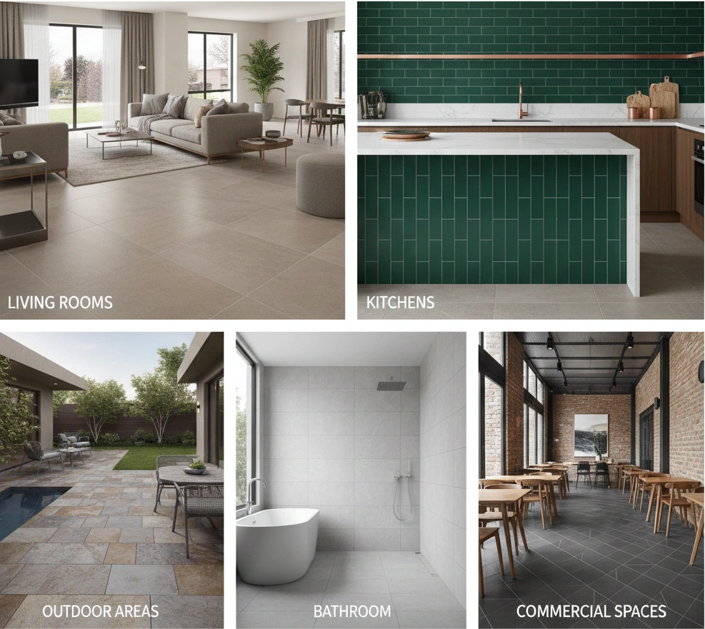 Application-Wise Matt Tile Trends