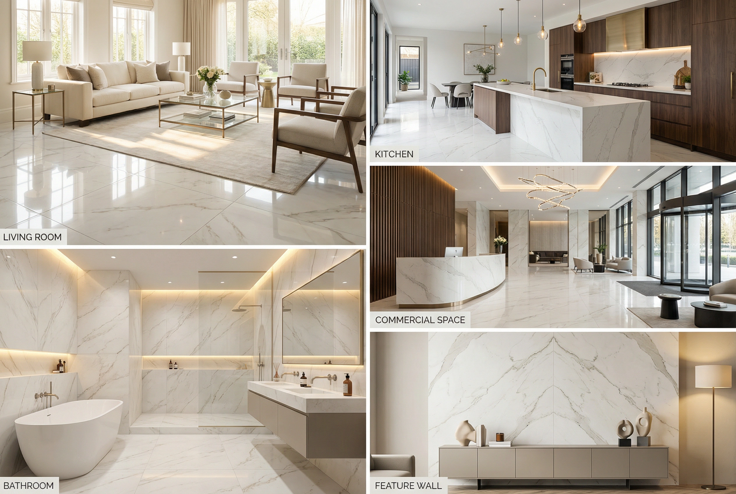 Where Are Statuario Tiles Commonly Used