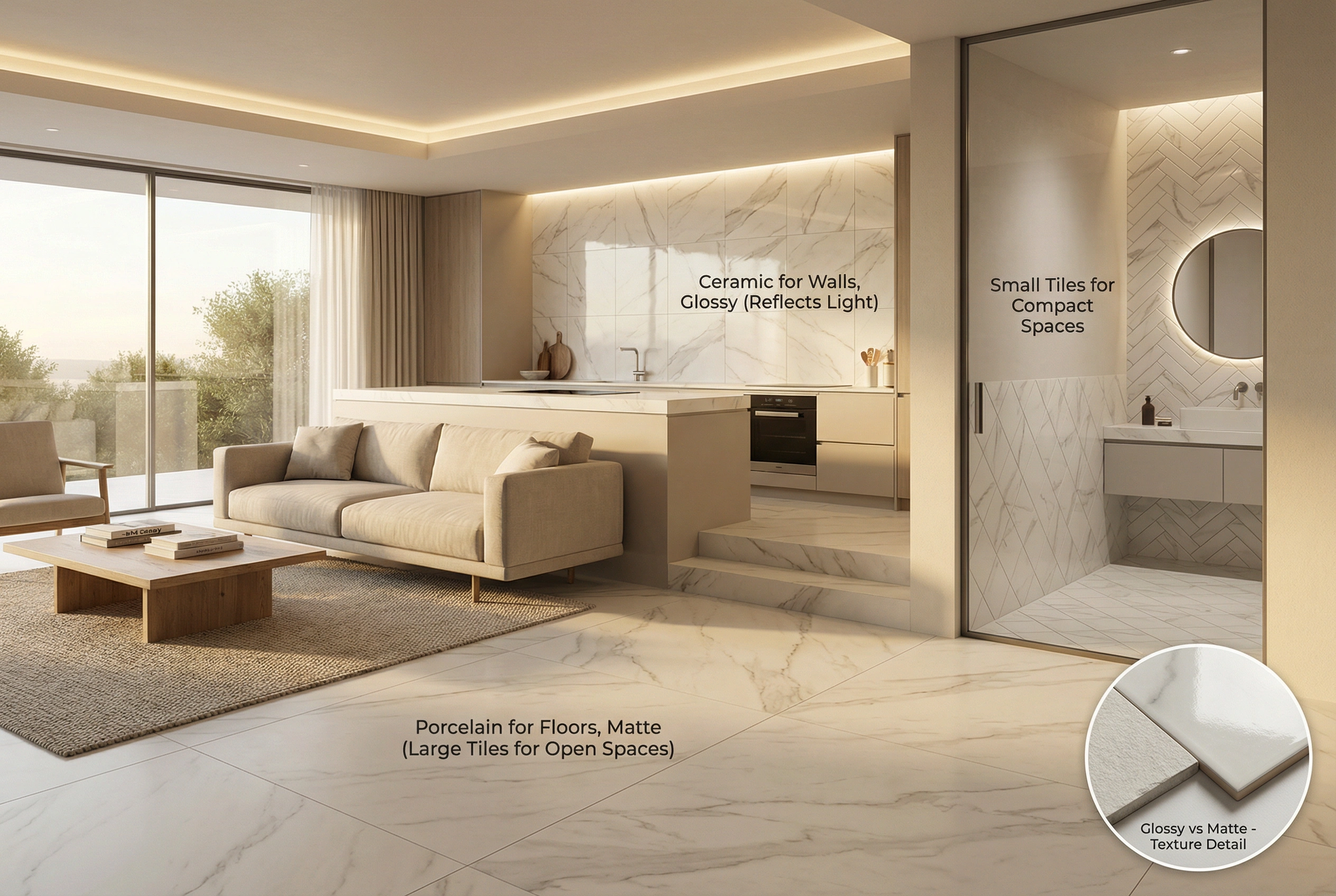 How to Choose the Right Statuario Tile for Your Space