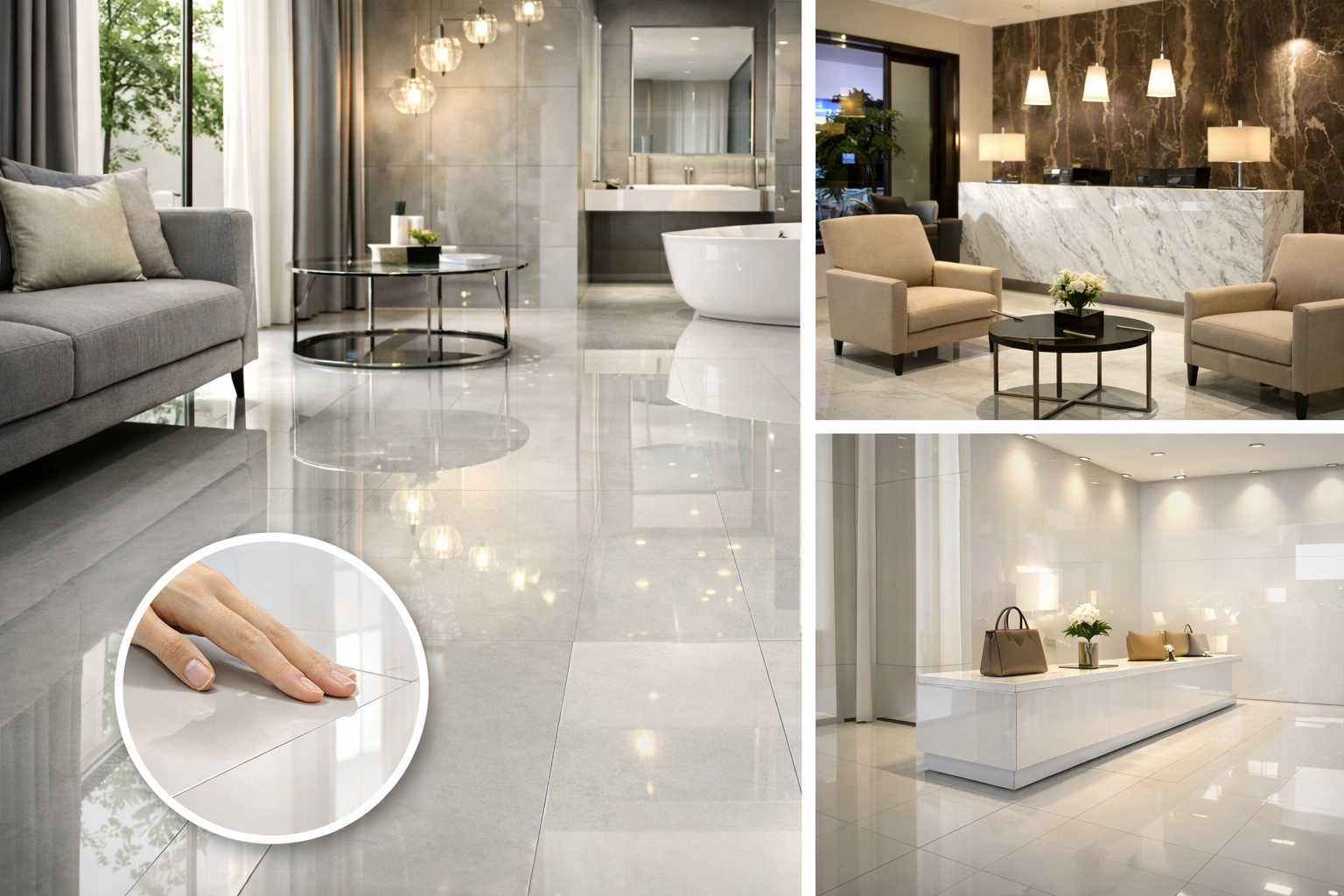 What Are High Gloss Tiles