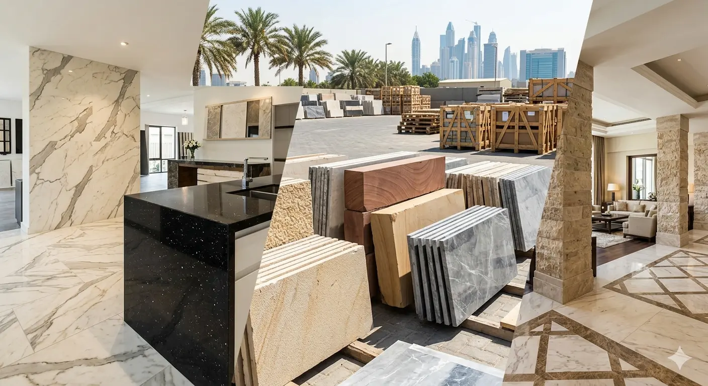 stone and marble tiles exporter in uae