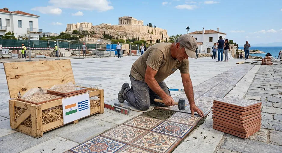 Brave Tiles Exporter & Supplier from India to Greece