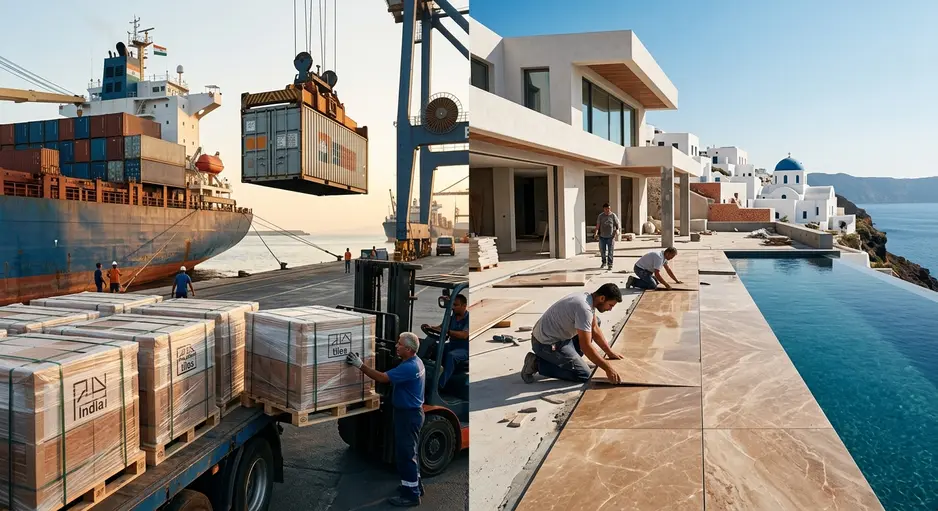 Brave Tiles Exporter & Supplier from India to Greece