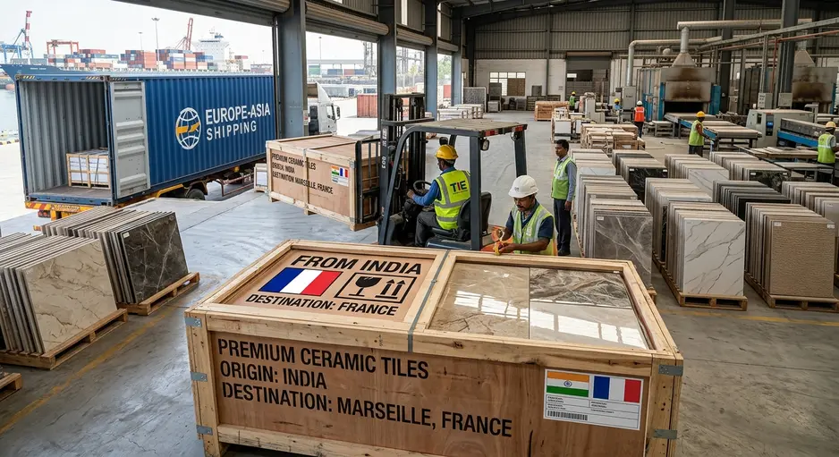 Floor Tile Manufacturer & Exporter From India to France