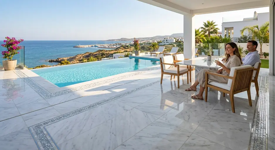 Marble & Glitter Tiles Manufacturer & Exporter to Cyprus 