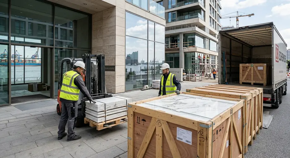 Marble Tile Exporter to Germany for Luxury Projects
