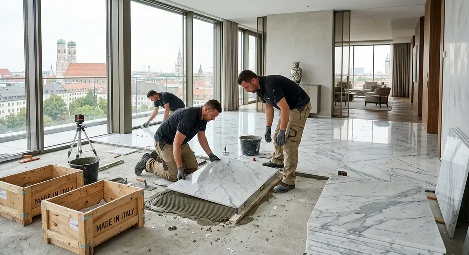 Marble Tile Exporter to Germany for Luxury Projects