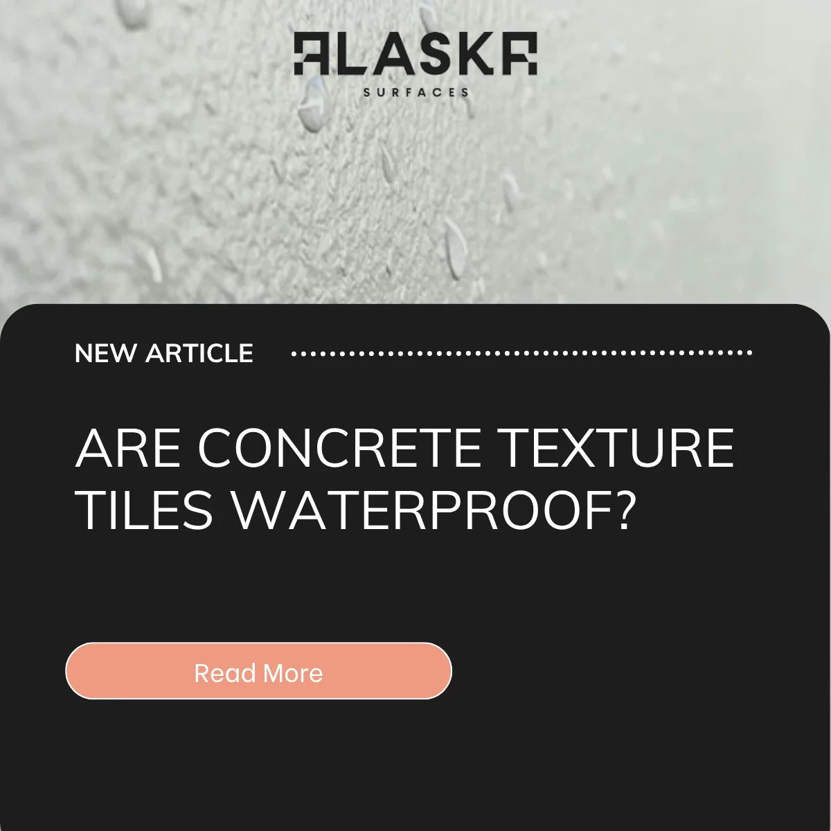 Are Concrete Texture Tiles Waterproof? Know the Facts