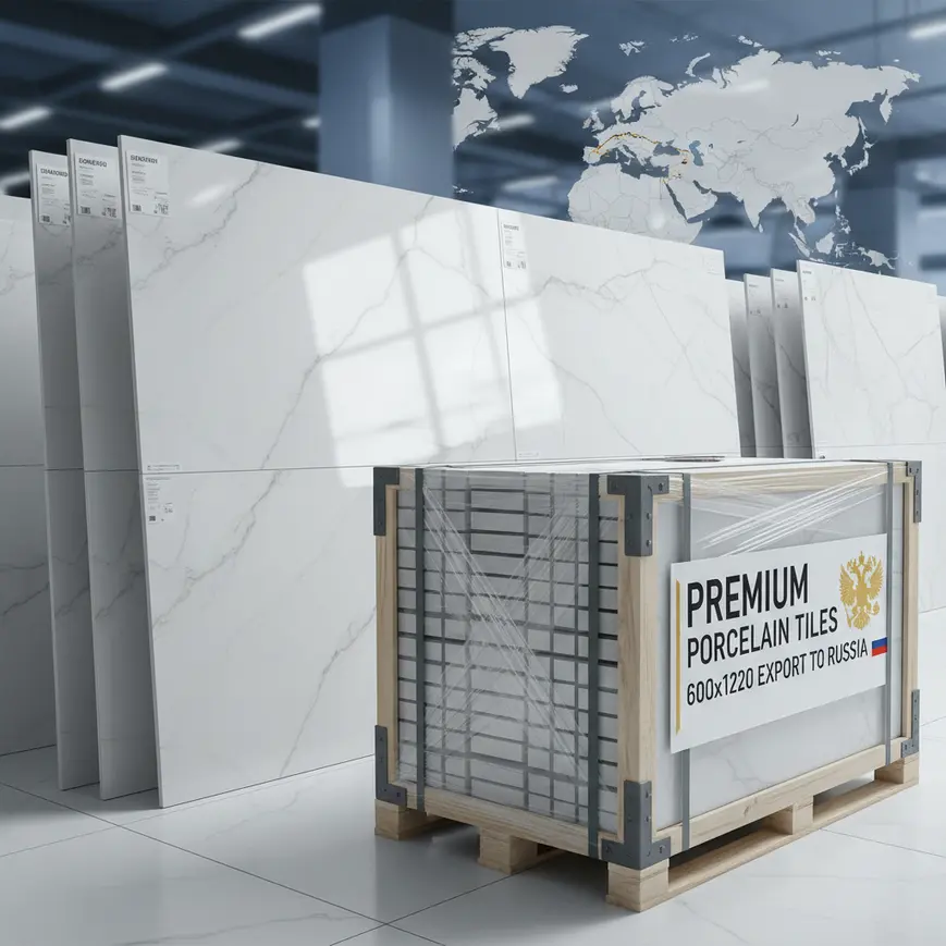 Premium 600x1200 Porcelain Tiles Exporter to Russia